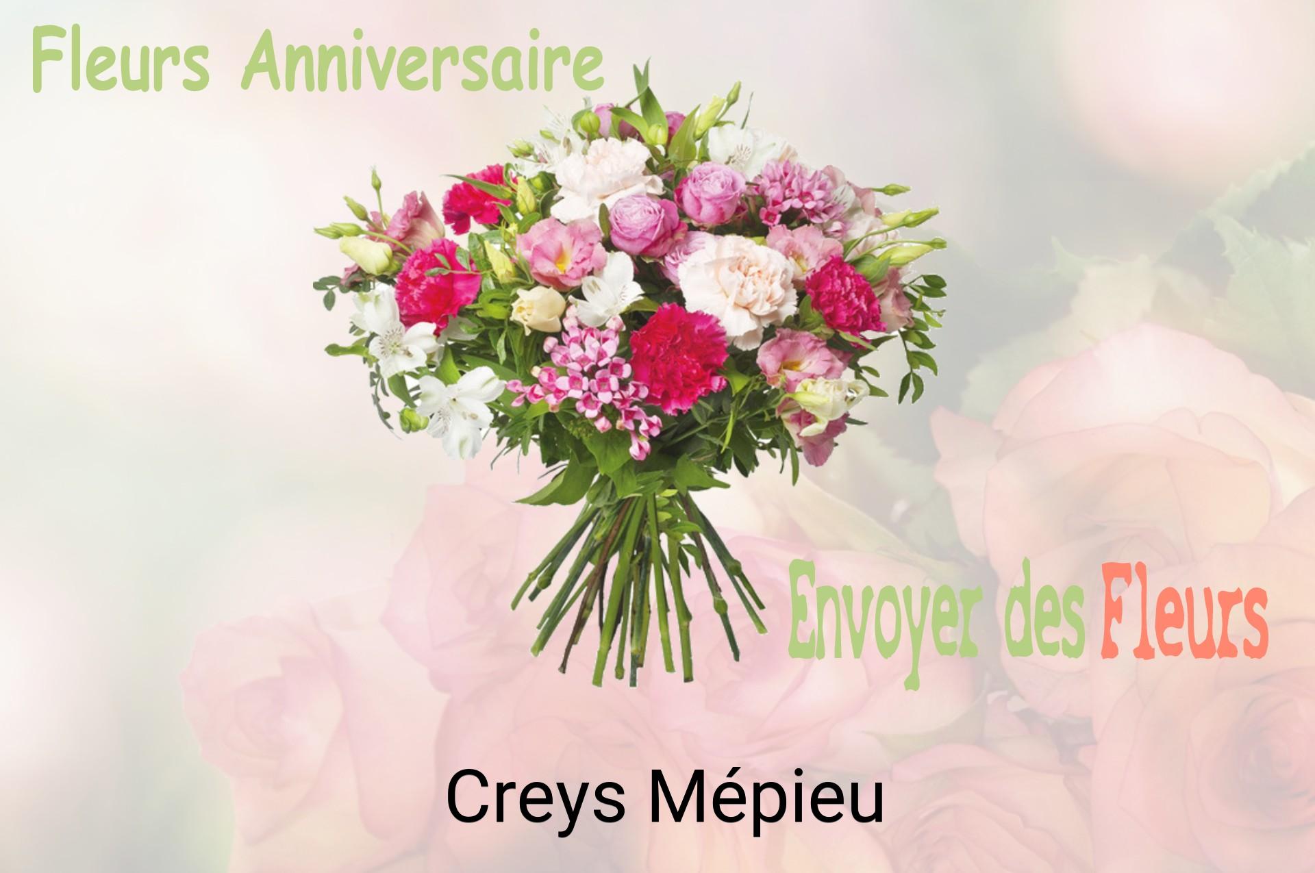 Bouquet de fleurs d’anniversaire livré à Creys-Mépieu